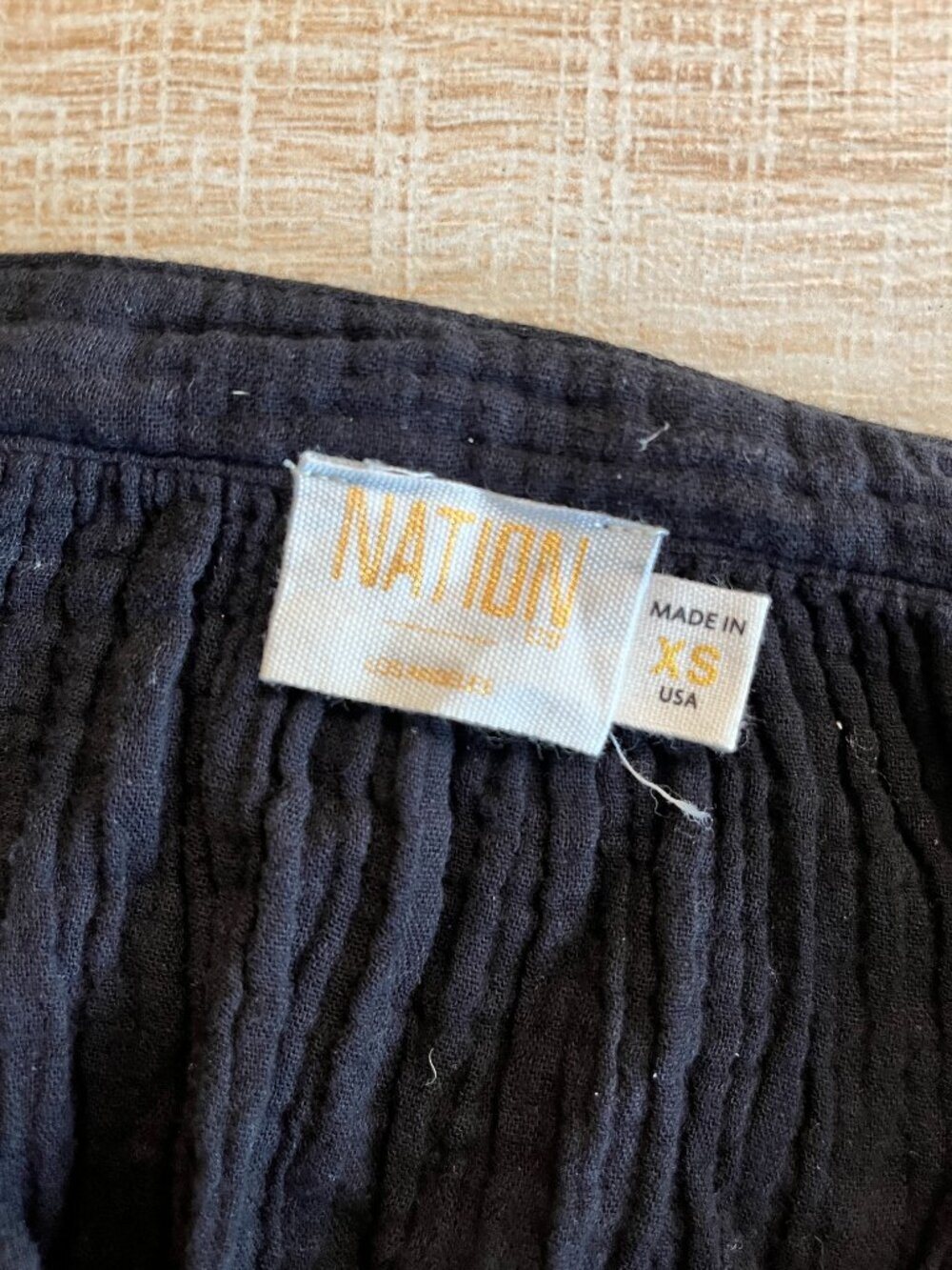 Womens Nation Black Mini Dress - XS - Picture 6 of 6